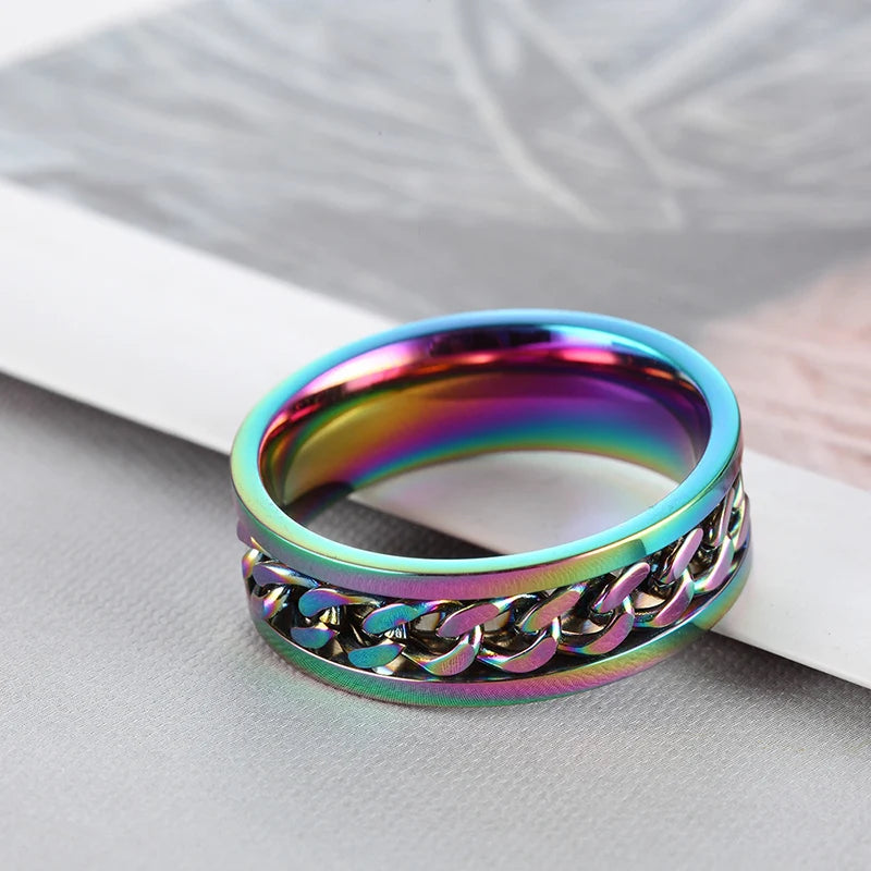 Titanium Spinner Rings